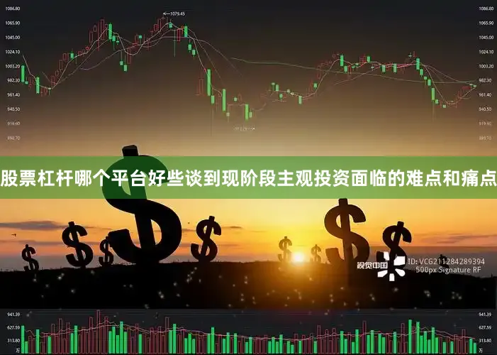 股票杠杆哪个平台好些谈到现阶段主观投资面临的难点和痛点